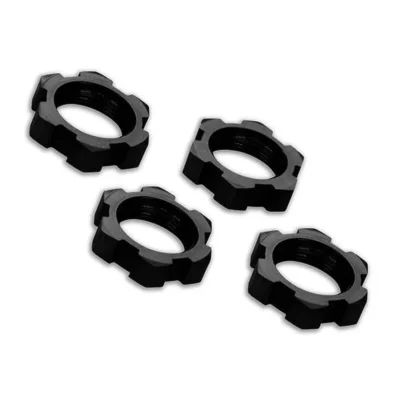 Traxxas Serrated Wheel Nuts 17mm Splined (Black) (7758A)