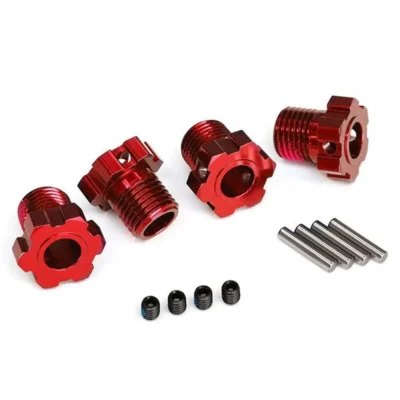 Traxxas 17mm Splined Wheel Hub Hex (Red) (8654R)