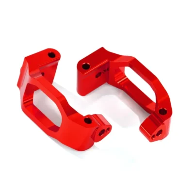 Traxxas Maxx Aluminum Caster Blocks (Red)