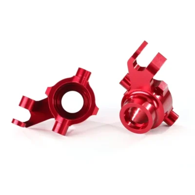 Traxxas Maxx Aluminum Steering Blocks (Red)