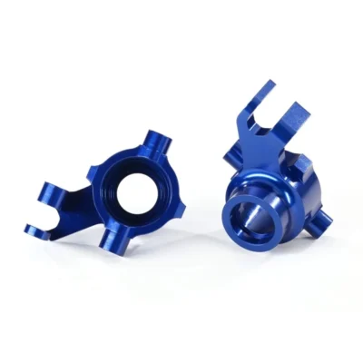 Traxxas Maxx Slash Aluminum Steering Blocks (Blue)