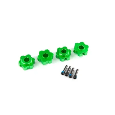 Traxxas Maxx Slash Aluminum Hex Wheel Hubs (Green)