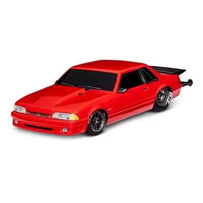 Traxxas Drag Slash HD 1/10 2WD RTR No Prep Drag Car w/ Ford Mustang Fox Body (Red)