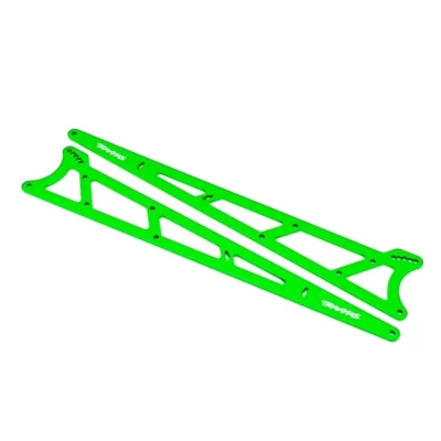 Traxxas Drag Slash Aluminum Wheelie Bar Side Plates (Green) (2pcs)