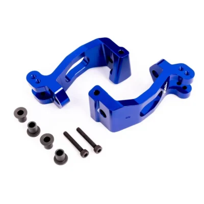 Traxxas Sledge Aluminum Caster Blocks (Left & Right) (Blue) (9532X)
