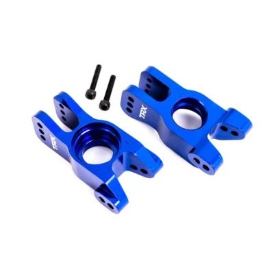 Traxxas Sledge Aluminum Stub Axle Carriers (Left & Right) (Blue) (9552X)
