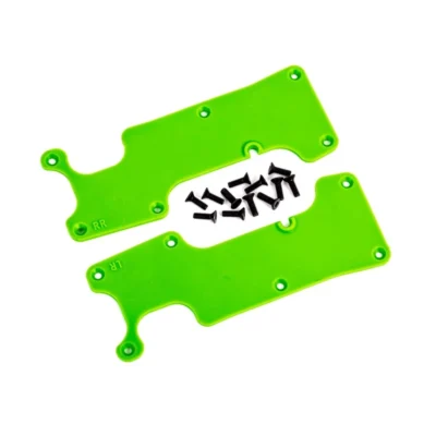 Traxxas Suspnsn Arm Cover Grn Rear L/r