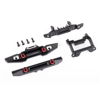 Traxxas TRX-4M Land Rover Defender Aluminum Front & Rear Bumpers (Black)