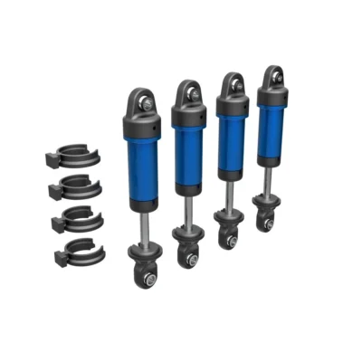 Traxxas TRX-4M Aluminum GTM Shocks w/o Springs (Blue) (9764-BLUE)