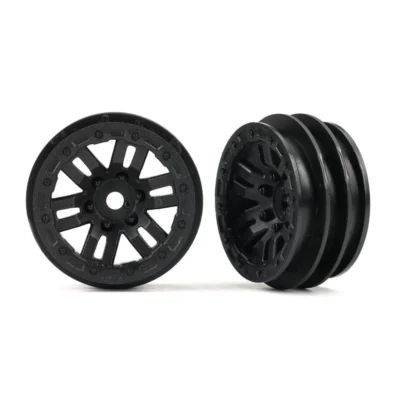 Traxxas TRX-4M 1.0" Wheels (Black) (2pcs) (9768)