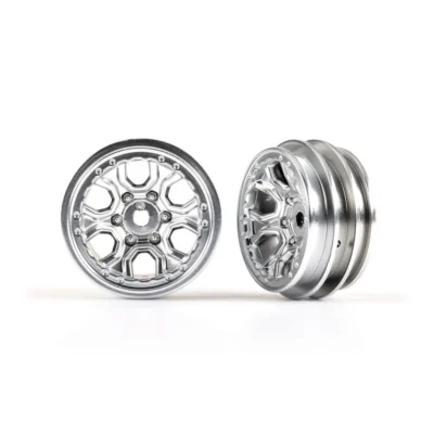 Traxxas TRX-4M Satin Chrome 1.0" Wheels (2pcs) (9770-SATIN)