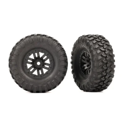 Traxxas TRX-4M Pre-mounted Canyon Trail 2.2" Tires & Black 1.0" Wheels (9773)