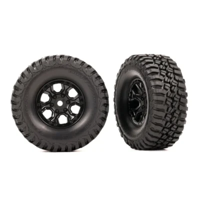 Traxxas TRX-4M BFGoodrich Tires w/ Black 1.0" Wheels (9774)
