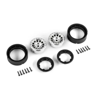 Traxxas TRX-4M 1.0" Method Race Beadlock Wheels (Satin Chrome)