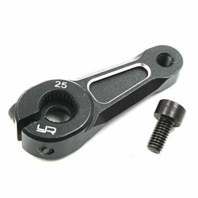 Yeah Racing Aluminum 23T 25T Servo Horn For Traxxas TRX-4/TRX-6 (Black) (TRX4-004BK)