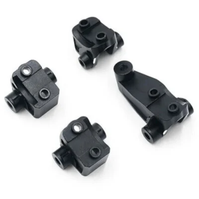 Yeah Racing Aluminum Front & Rear Suspension Link Mount Set For Traxxas TRX-4 (Black) (TRX4-011BK)