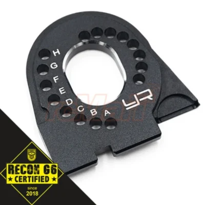Yeah Racing Aluminum Motor Mount For Traxxas TRX-4 (Black) (TRX4-014BK)