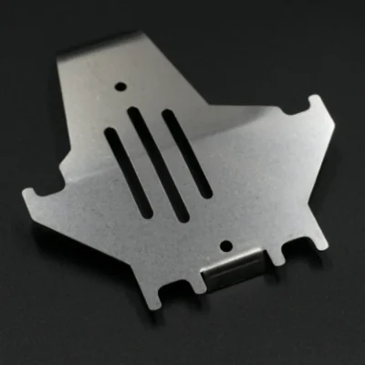 Yeah Racing Stainless Steel Skid Plate For Traxxas TRX-4 TRX-6 Silver TRX4-039
