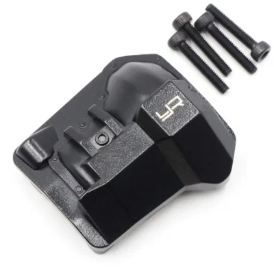 Yeah Racing Alloy Diff Cover (Titanium Coated) For Traxxas TRX-4 (Black) TRX4-047BK