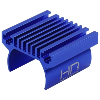 Hot Racing Blue Fin 180 Motor Heat Sink For Traxxas TRX4-M (TRXM180H06)