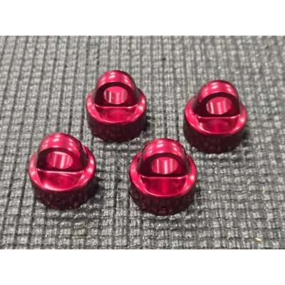 Used Traxxas Sledge Aluminum GTX Shock Caps (Red) (9664R)