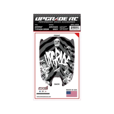 Upgrade Rc Chassis Protector For Arrma® Typhon™ Grom (Archaic Grey) (1)