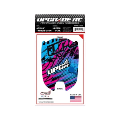 Upgrade Rc Chassis Protector For Arrma® Typhon™ Grom (Hectic Pink) (1)