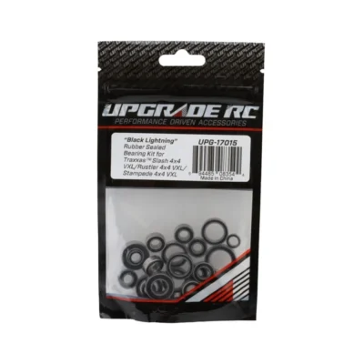 UpGrade RC "Black Lightning" Rubber Sealed Bearing Kit for Traxxas® 4x4 VXL