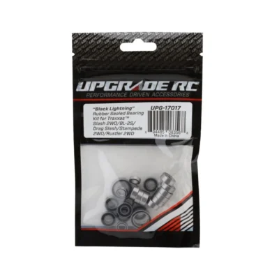 UpGrade RC "Black Lightning" Rubber Sealed Bearing Kit for Traxxas® 2WD