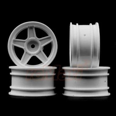 Yeah Racing 1/10 5 Spoke Mini Rims White 4pcs (WL-0141WT)