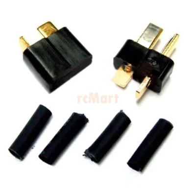Yeah Racing Ultra T-Plug Battery Plug (WPT-0003BK)