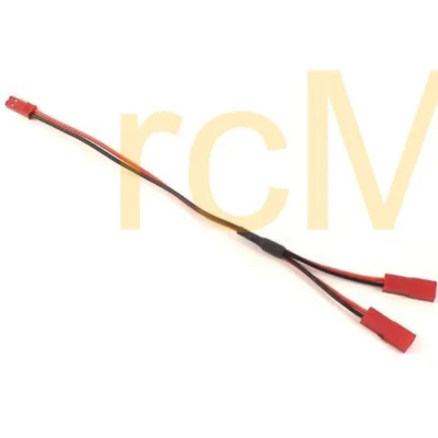 Yeah Racing 20cm JST Y-Connector - Male to Female/Female (WPT-0037)