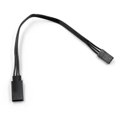 Yeah Racing 150mm 60-Core High Current Servo Extension Wire (JR/Futaba Plug) (WPT-0155BK)
