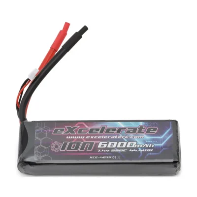 Excelerate ION 2s 250c Drag Race Soft Case Lipo Battery (7.4v/6000mah)