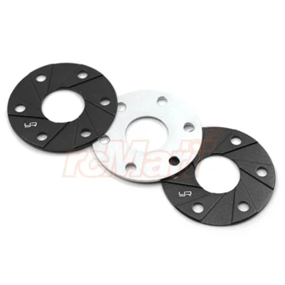 Yeah Racing Aluminum 540 Motor Spacer Heatsink 1mm x 3pcs (Black)