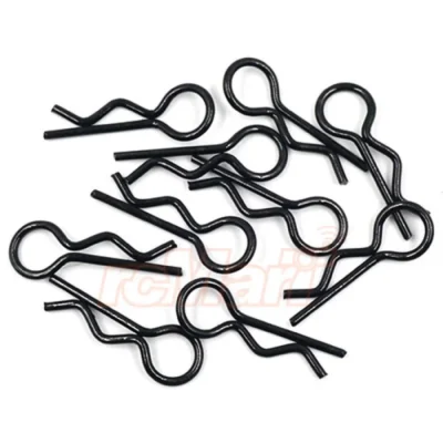 Yeah Racing RC Body Clip For 1/8 1/10 1/12 10pcs Black YA-0594BK
