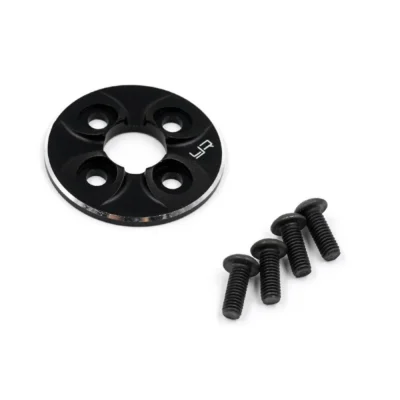 Yeah Racing Aluminum Spur Gear Support Plate Type-F For 1/10 Drift Black (YA-0639BK)
